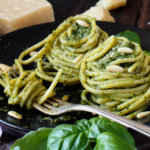 creamy avocado and spinach pasta